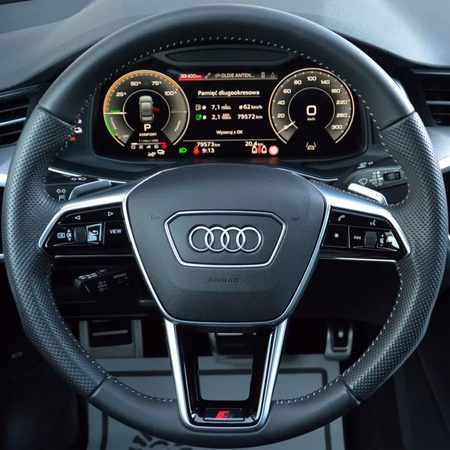 Folia do Audi A6 2019 - 2020 na zegary - MATOWA