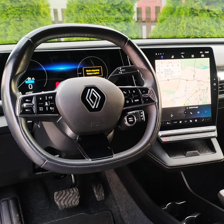 Folia do Renault Megane E-Tech 2022 - 2025 na radio 12" - MATOWA