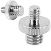 Adapter 1/4" męski na 3/8" męski przejściówka stal do kamer statywów