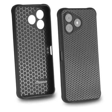 Szkło hybrydowe do HAMMER BLADE VA 5G - 6.56" + ETUI silikonowe czarne TPU