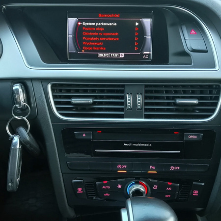 Folia do Audi A4 2008 - 2016 na radio 6.5" - MATOWA