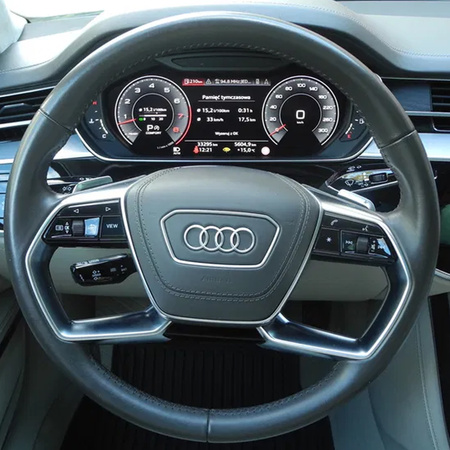 Folia do Audi A8 2018 - 2020 na zegary - MATOWA