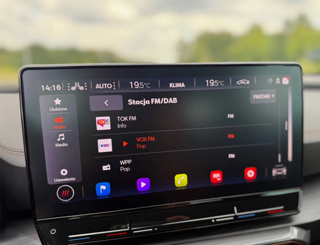 Folia do Cupra Formentor 2020 - 2024 na radio 12" - MATOWA