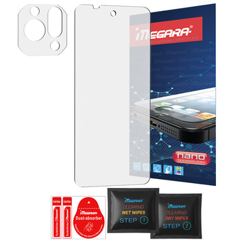 ZESTAW Szkło hybrydowe do RugOne XEVER 7 SERIES PRO + tylny aparat ochronne