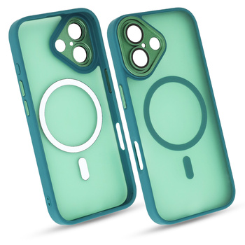 Etui do iPhone 17 zielony mat MagSafe case plecki pokrowiec ochrona