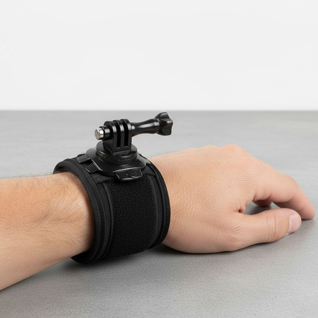 Opaska uchwyt na nadgarstek rękę do GoPro Hero DJI Action 360 regulowana