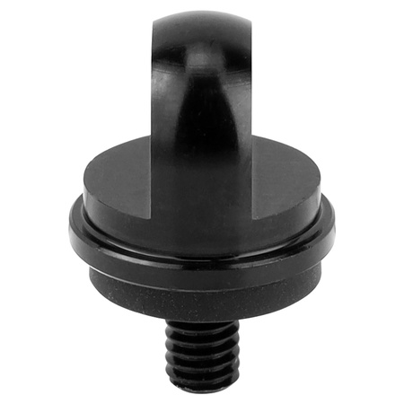 Śruba statywowa M4 z uszczelką uchem aluminiowa do paska smyczy linki