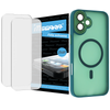 Folia do iPhone 16 ochronna + MagSafe ETUI zielone TPU