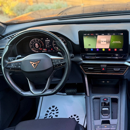 Folia do Cupra Formentor 2020 - 2024 na radio 10" + zegary - MATOWA