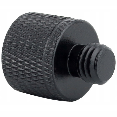 Adapter tuleja redukcja 1/4" na M8 statywowa aluminiowa czarna 20 mm