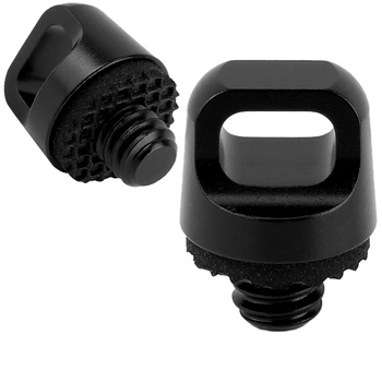 Śruba statywowa 1/4" z uszczelką szerokim uchem do paska smyczy linki