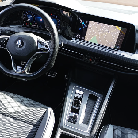 Folia do Volkswagen VW Golf 8 VIII 2021 - 2024 na radio 8.25" - MATOWA