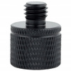 Adapter tuleja redukcja 1/4" na M8 statywowa aluminiowa czarna 20 mm