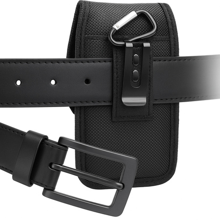 Szkło hybrydowe do CUBOT KINGKONG MINI 4 + ETUI Futerał na pasek kabura