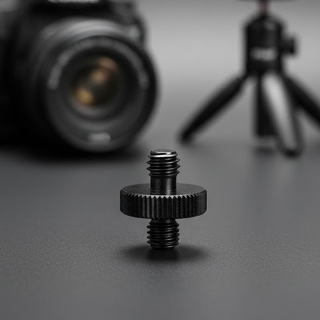 Adapter 1/4" męski na M5 męski przejściówka aluminiowa do kamer statywów