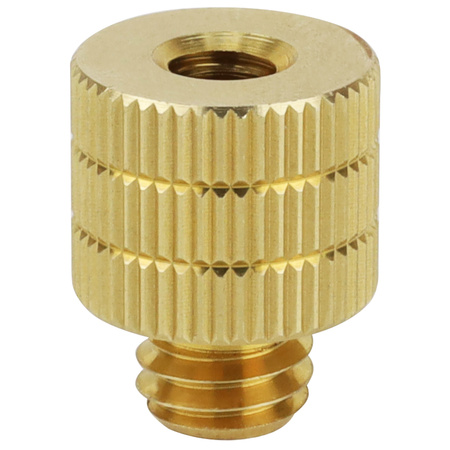 Adapter 1/4" żeński na 3/8" męski mosiądz przejściówka do kamer statywów