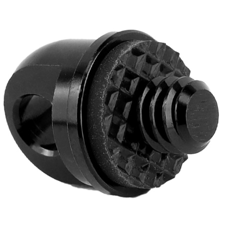 Śruba statywowa 1/4" z uszczelką uchem do paska smyczy linki aluminiowa