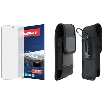 Szkło hybrydowe do Hammer CONSTRUCTION 2 5G - 6.58" + ETUI Futerał kabura