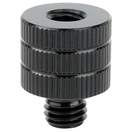 Adapter 1/4" żeński na M8 męski przejściówka aluminiowa do kamer statywów