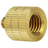 Adapter 3/8" żeński na 1/4" męski przejściówka mosiądz do kamer statywów