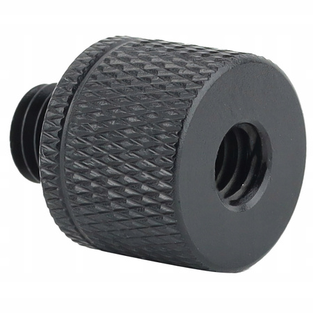 Adapter tuleja redukcja 1/4" na M8 statywowa aluminiowa czarna 20 mm