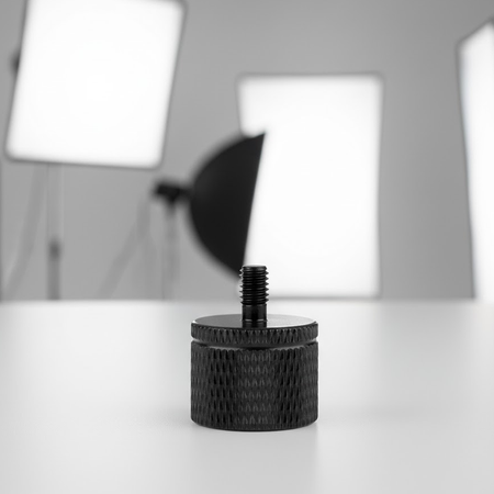 Adapter tuleja redukcja żeński 1/4" na M4 męski statywowa aluminiowa 20mm