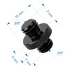 Adapter 3/8" męski na 3/8" męski przejściówka aluminiowa do kamer statywów