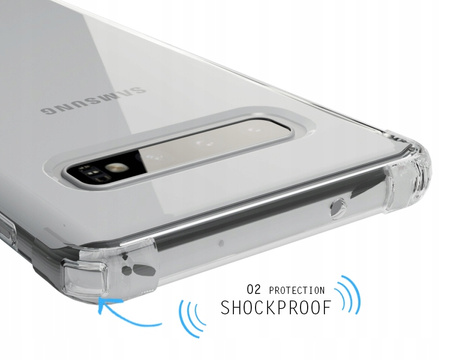 Etui do Samsung Galaxy S10 - 6.1" silikonowe z ochroną aparatu  MEGARA