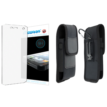 Szkło hartowane do Hammer ENERGY 2 - 5.5" + ETUI Futerał na pasek kabura