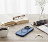Szkło hybrydowe do iPhone 16 Pro + MagSafe ETUI niebieskie TPU