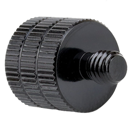 Adapter 1/4" żeński na M6 męski przejściówka aluminiowa do kamer statywów