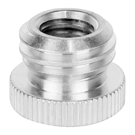 Adapter tuleja redukcja statywowa 1/4" żeński na 5/8" męski aluminium 13 mm