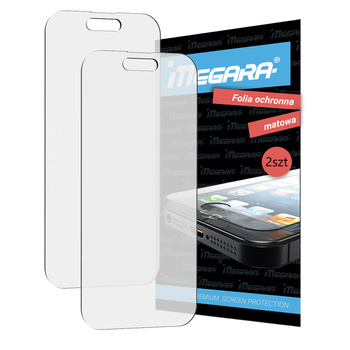 2x Folia do Apple iPhone 17 Pro Max MATOWA ochronna Full Glue