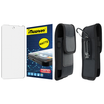 Szkło hybrydowe do Hammer BLADE 4 - 6.5" MATOWE + ETUI Futerał na pasek