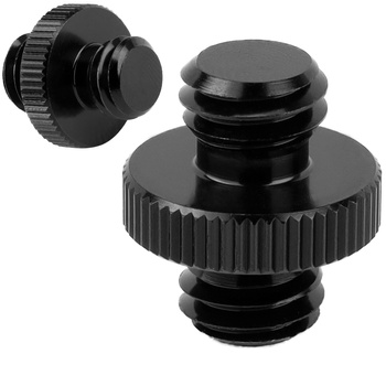 Adapter 3/8" męski na 3/8" męski przejściówka aluminiowa do kamer statywów