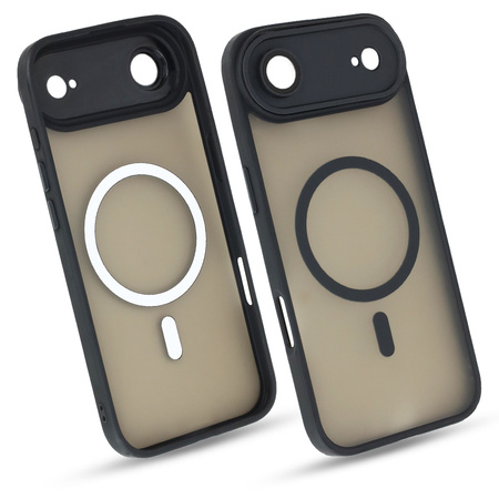 2x Folia ochronna do iPhone 17 Air MATOWA + MagSafe ETUI czarne TPU