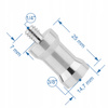Adapter tuleja redukcja statywowa 3/8" na 1/4" aluminiowa do statywu lampy