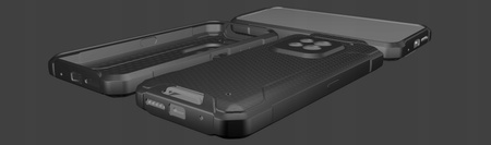 Szkło hybrydowe + etui ochronne MEGARA do HAMMER CONSTRUCTION 2 5G obudowa
