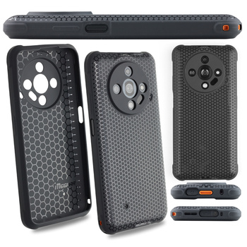 Etui do HAMMER IRON 6 - 6,56 silikonowe matowe z ochroną aparatu czarne TPU