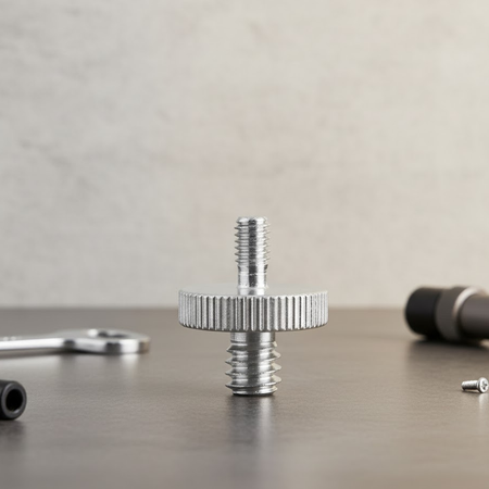 Adapter łącznik śruba fotograficzna 1/4" - M4 statywowy męski przejściówka