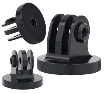 Adapter STATYWOWY aluminiowy 1/4" do kamer GoPro DJI SJCAM