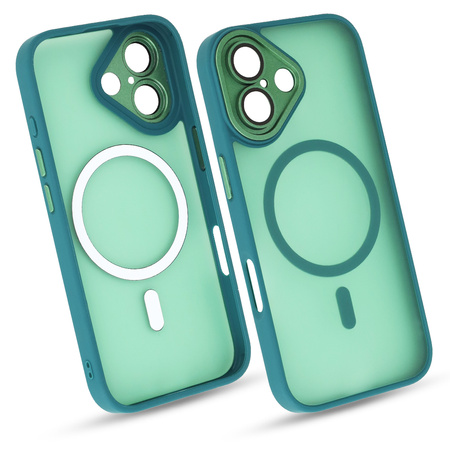 Szkło hybrydowe do iPhone 17 + MagSafe ETUI zielone TPU