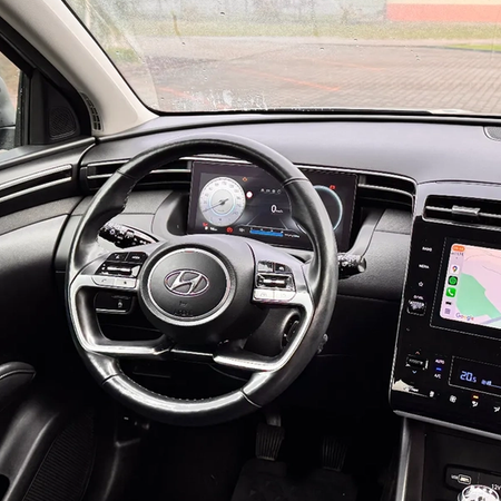 Folia do Hyundai Tucson NX4 2021 - 2022 na zegary - MATOWA