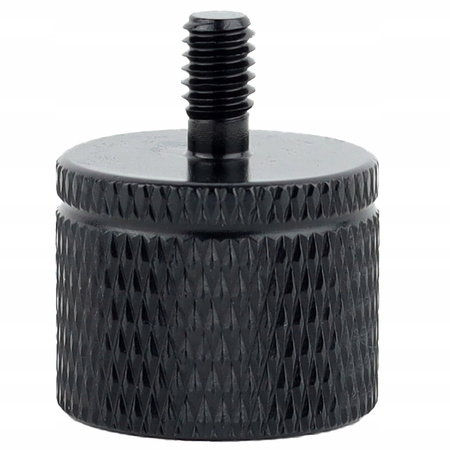 Adapter tuleja redukcja 1/4" na M4 statywowa aluminiowa czarna 20 mm