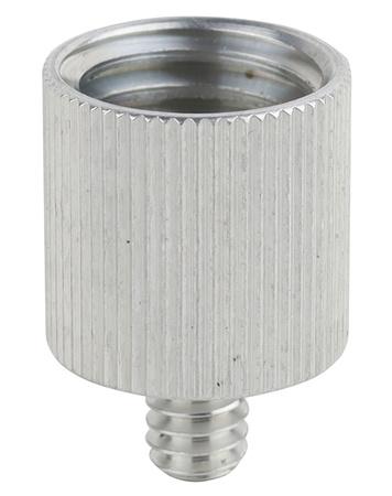 Adapter tuleja redukcja statywowa 1/4" męski na 5/8" żeński aluminium 26 mm