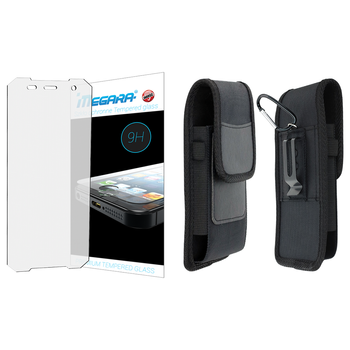 Szkło hartowane do Hammer EXPLORER - 5.7" + ETUI Futerał na pasek kabura