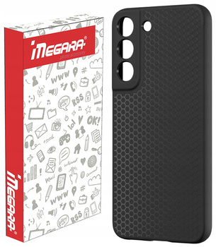 Etui do SAMSUNG GALAXY S22 silikonowe matowe z ochroną aparatu czarne TPU