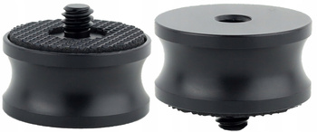 Adapter tuleja redukcja 1/4" na 1/4" statywowa aluminiowa z gumą 20 mm