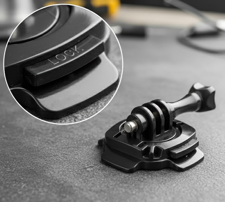 Naklejka obrotowy uchwyt 3M 360 do kasku GoPro 13‑9 DJI Action Insta360