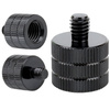 Adapter 3/8" żeński na M6 męski przejściówka aluminiowa do kamer statywów